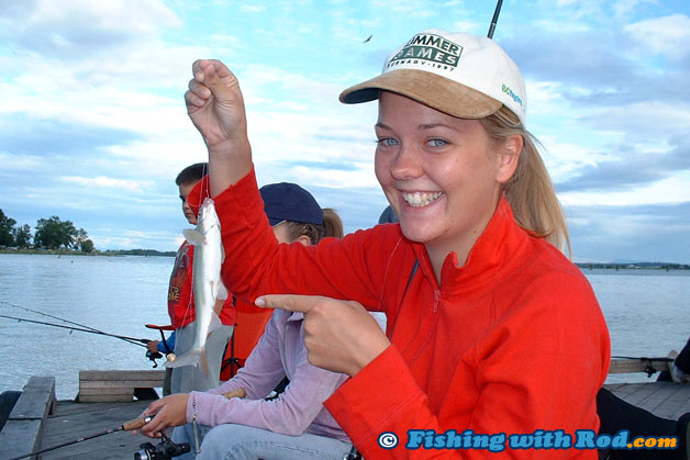 Catching coarse fish in the Tidal Fraser can be a fun pastime