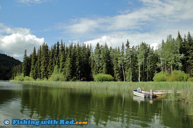 Trout fishing at Red Lake in Kamloops BC