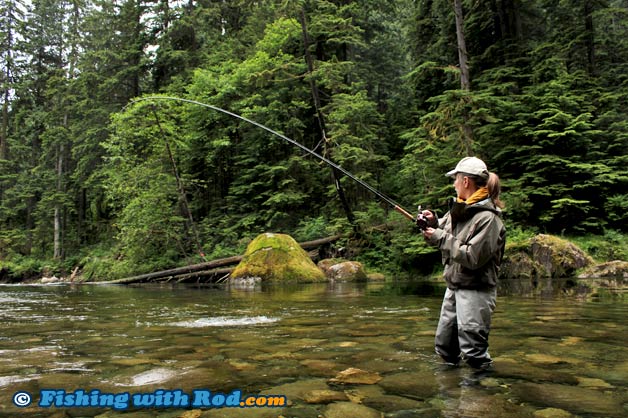 Capilano River salmon fishing