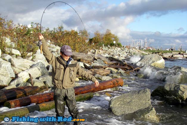 Fishing at Garry Point Park, Richmond