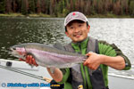 Trophy rainbow trout