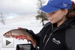 Ice Fishing at Edith Lake